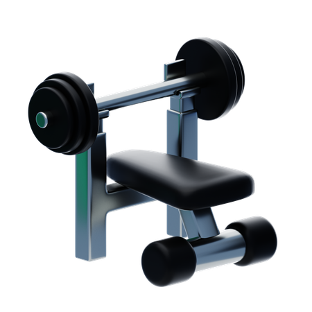 Banc de musculation  3D Icon