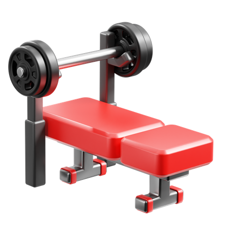 Banc de musculation  3D Icon