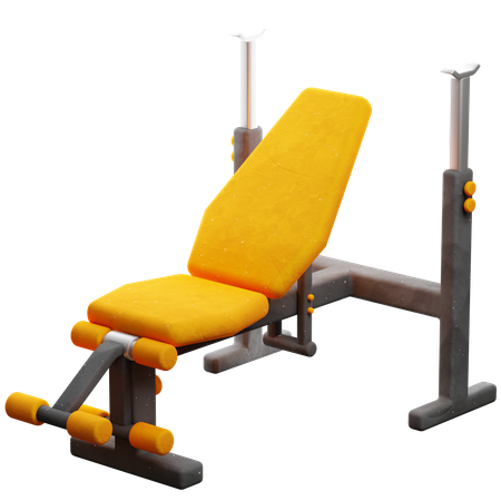 Banc de musculation  3D Icon