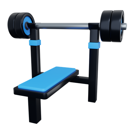 Banc de musculation  3D Icon