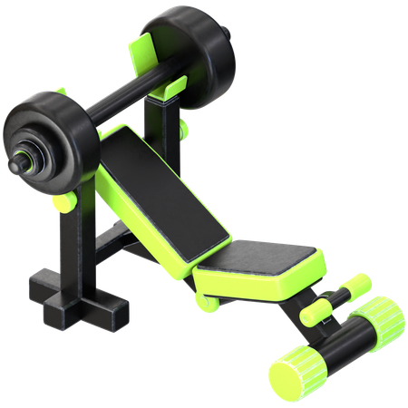 Banc de musculation  3D Icon