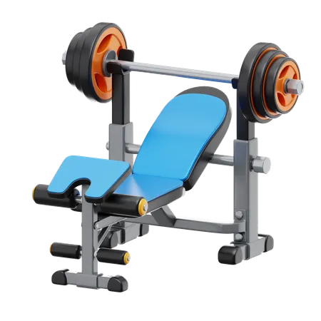 Banc de musculation  3D Icon