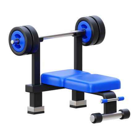 Banc de musculation  3D Icon