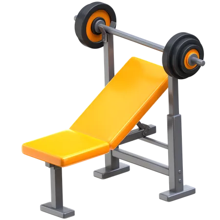 Banc de musculation  3D Icon