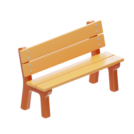 Banc de parc  3D Icon