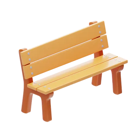 Banc de parc  3D Icon