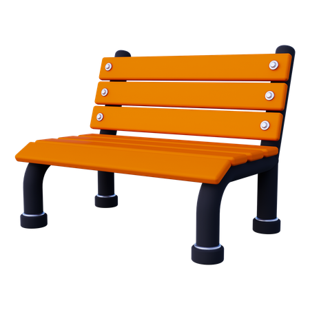 Banc de parc  3D Icon