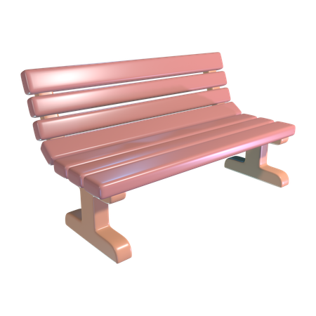 Banc de parc  3D Icon