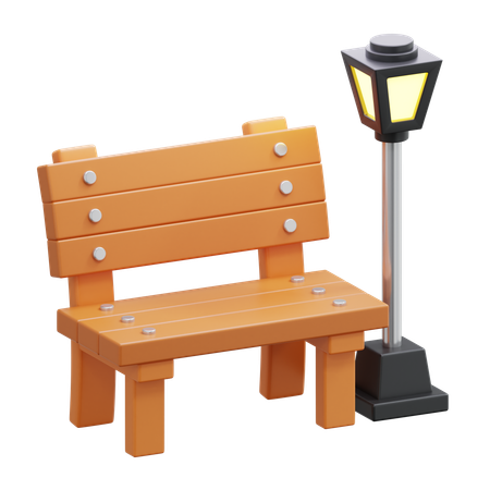 Banc de parc  3D Icon