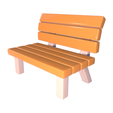 Banc de parc  3D Icon