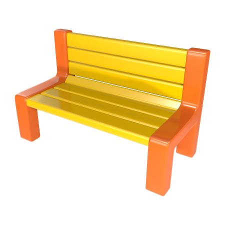 Banc de parc  3D Icon