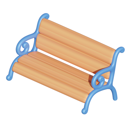 Banc de parc  3D Icon