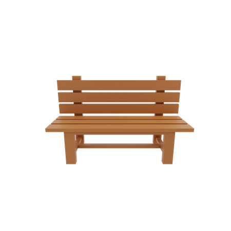 Banc de parc  3D Icon