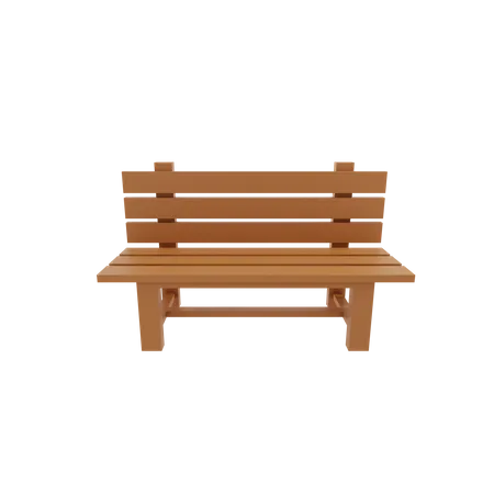 Banc de parc  3D Icon