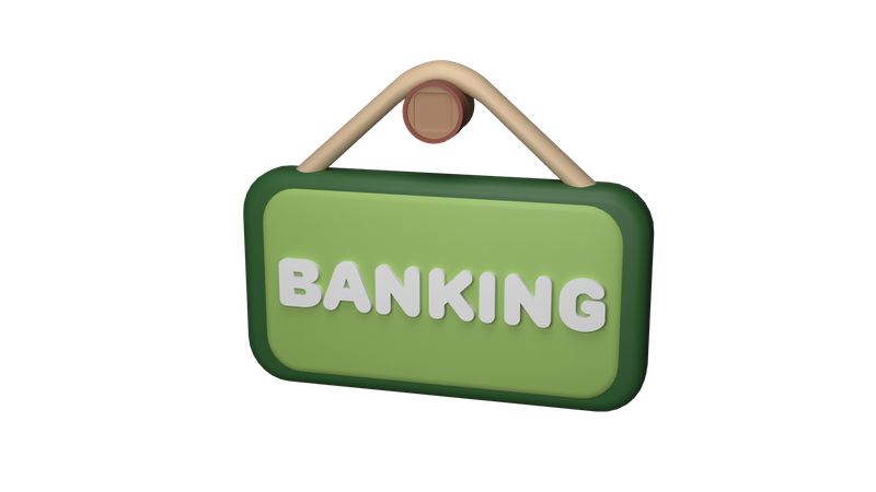 Bancario  3D Icon