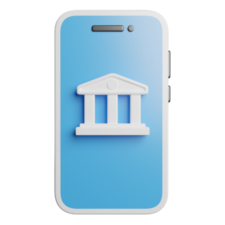 Banca en línea  3D Icon