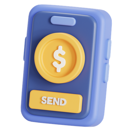 La banca móvil  3D Icon