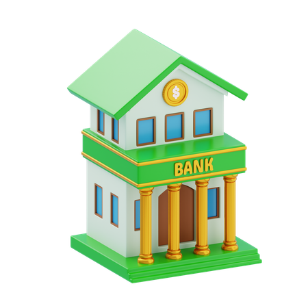 Banca privada  3D Icon