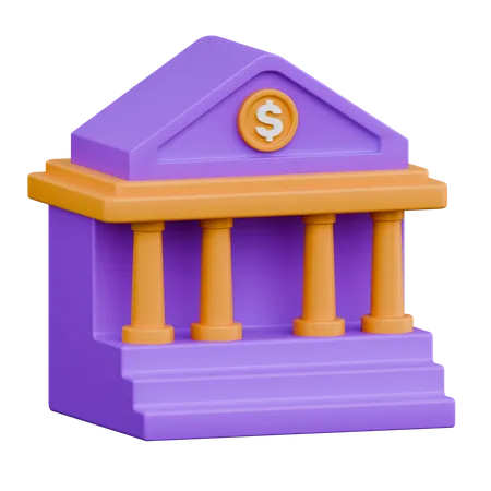 Bancário  3D Icon