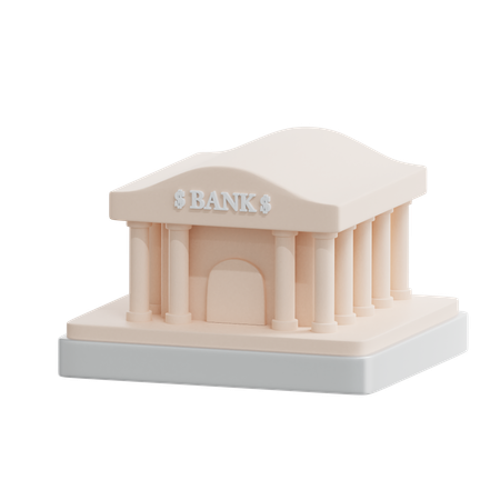 Banco  3D Icon