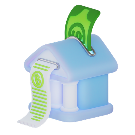 Banco  3D Icon