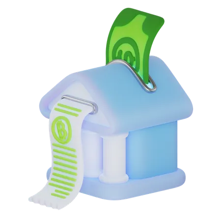 Banco  3D Icon