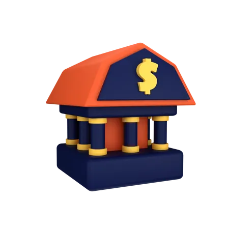 Banco  3D Icon