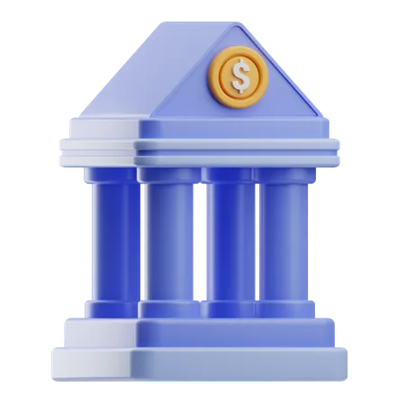 Banco  3D Icon