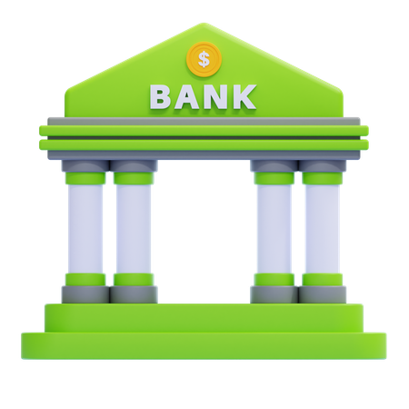 Banco  3D Icon