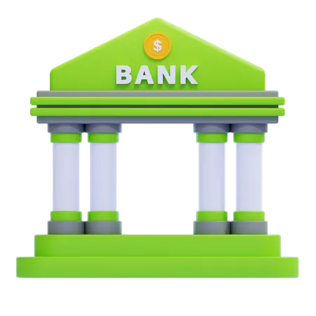 Banco  3D Icon