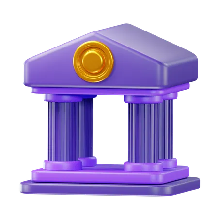 Banco  3D Icon