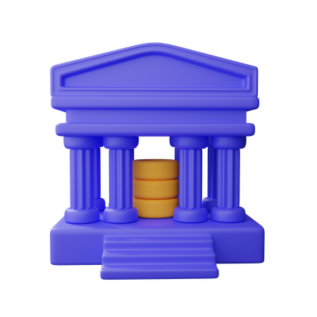 Banco  3D Icon