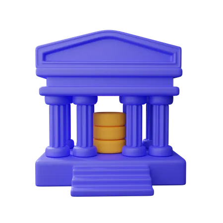 Banco  3D Icon