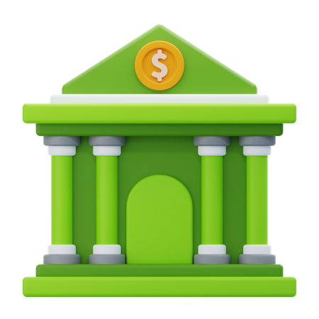 Banco  3D Icon