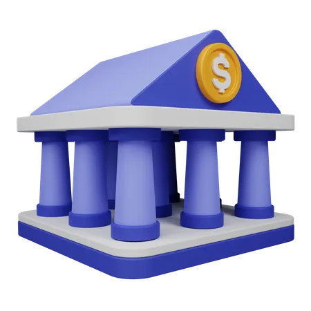 Banco  3D Icon