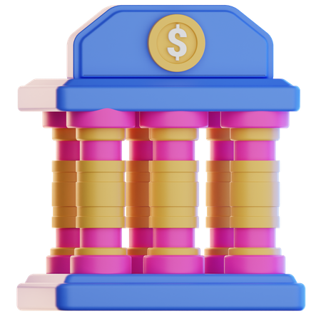 Banco  3D Icon