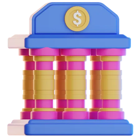 Banco  3D Icon