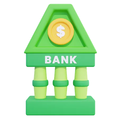 Banco  3D Icon