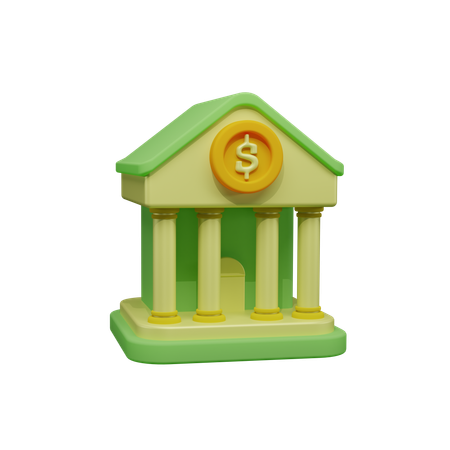 Banco  3D Icon