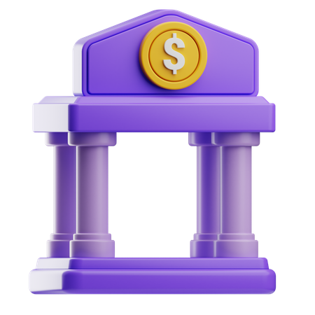 Banco  3D Icon