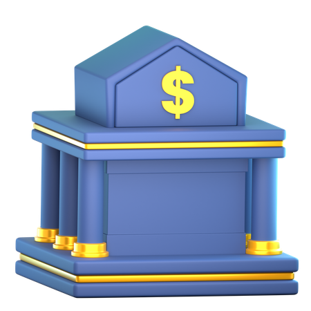 Banco  3D Icon