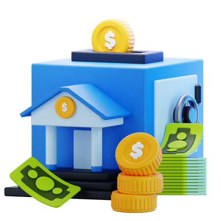 Banco  3D Icon