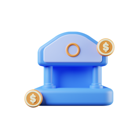 Banco  3D Icon