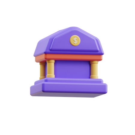 Banco  3D Icon