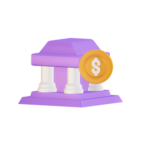 Banco  3D Icon