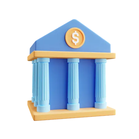 Banco  3D Illustration