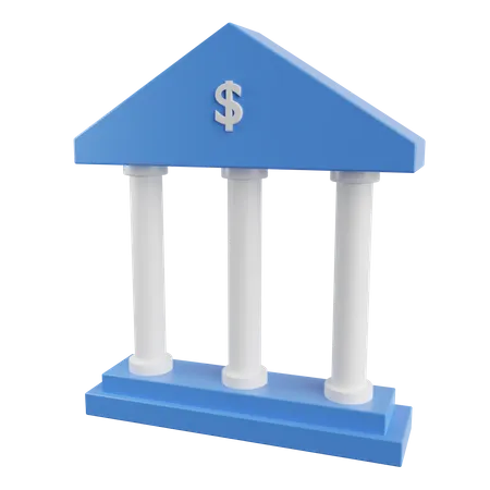 Banco  3D Illustration