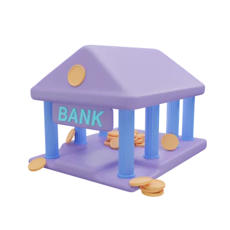 Banco  3D Icon