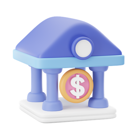 Banco  3D Icon