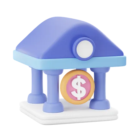 Banco  3D Icon